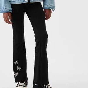 GAP | Kids Jet Black Flare Pants/Leggings- Size 6-7 years